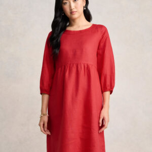 Linen Dress - Poppy