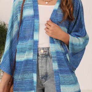 Crochet Tie Dye Relaxed Cardigan