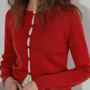 Colorblock Fake Two Piece Cardigan