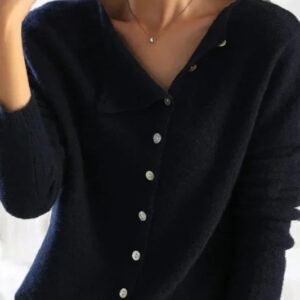 Elegant Button Knit Cardigan