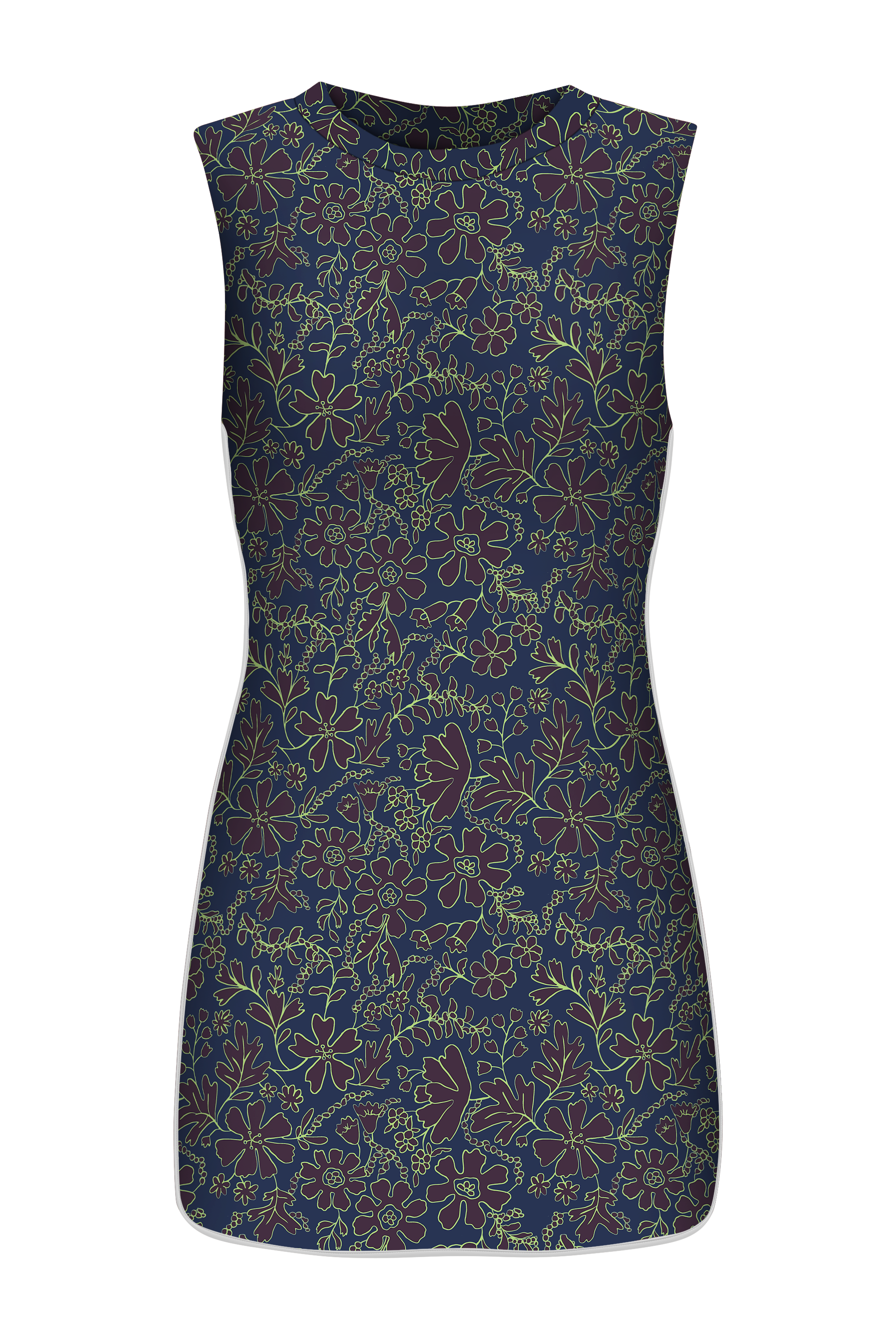 PIPED TENNIS DRESS - PRE - FALL 2026