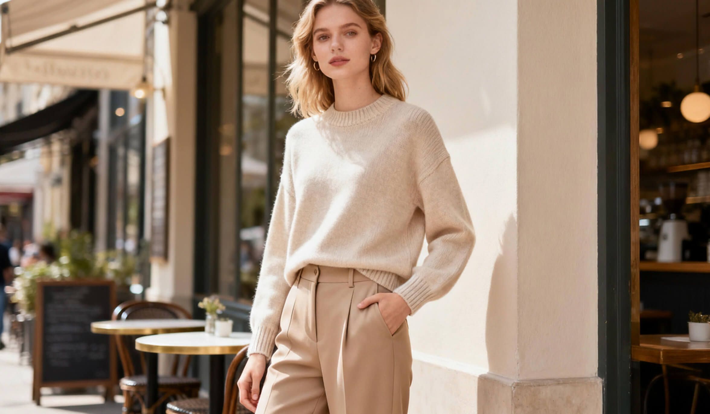 Modern knitwear styled for everyday dressing